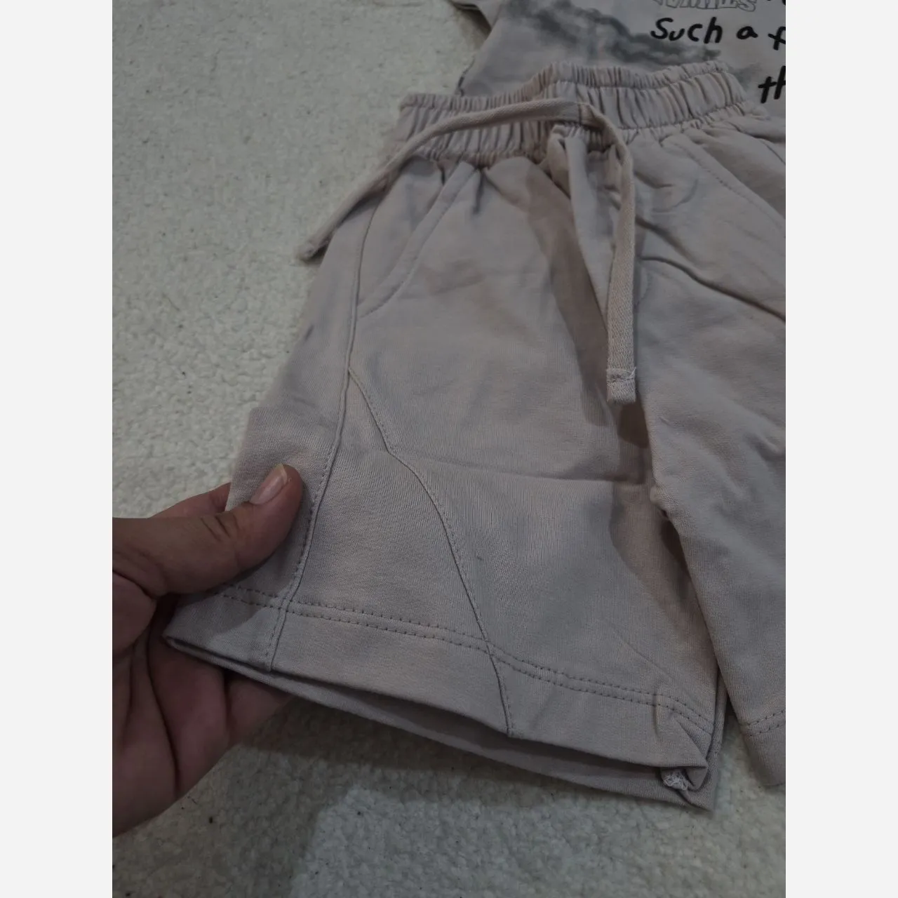 ست تیشرت و شلوارک اسپرت بچگانه سایز 35 تا 50