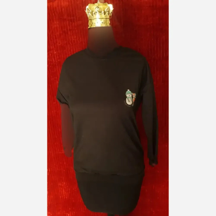 بلوز دخترانه نخ پنبه آستین بلند فری سایز مناسب سایز 38 تا 48