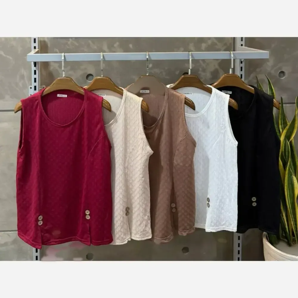 تاپ مجلسی دمپا دکمه چوبی زنانه آستین حلقه ای ژاکارد فری سایز 36 الی 44