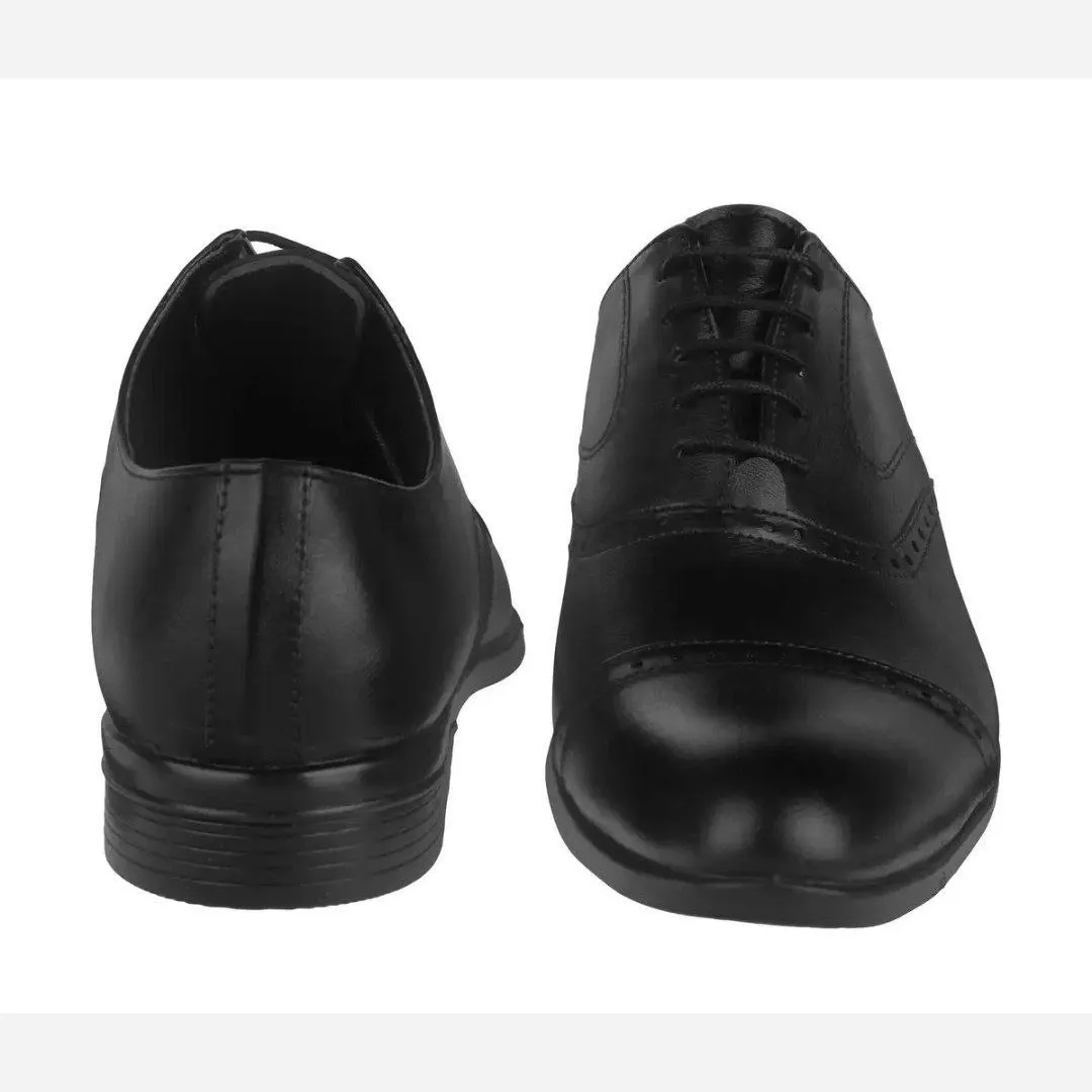 کفش اسپرت مردانه مدل کیان رویه چرم بیاله مناسب مجلسی و اداری