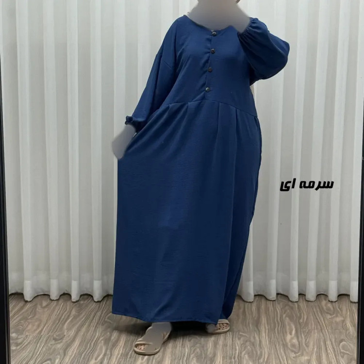پیراهن ساحلی زنانه ابروباد فری سایز مناسب بارداری و شیردهی کد 2000