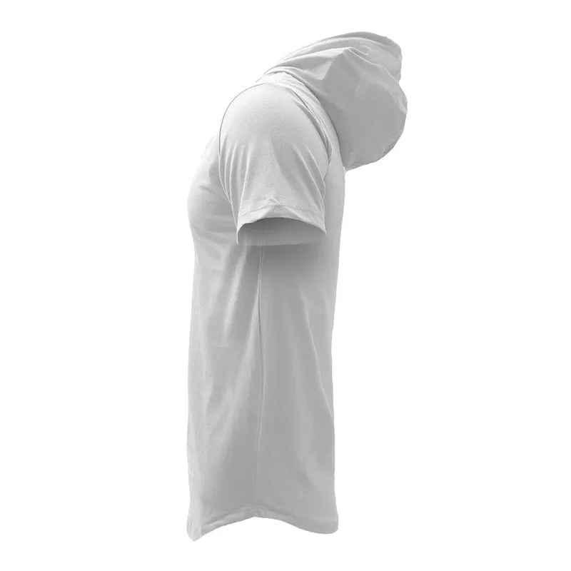 ست تی شرت و شلوار مردانه کلاه دار آستین کوتاه یقه بنددار پنبه ای طرح ساده دم پا کش زیپ دار