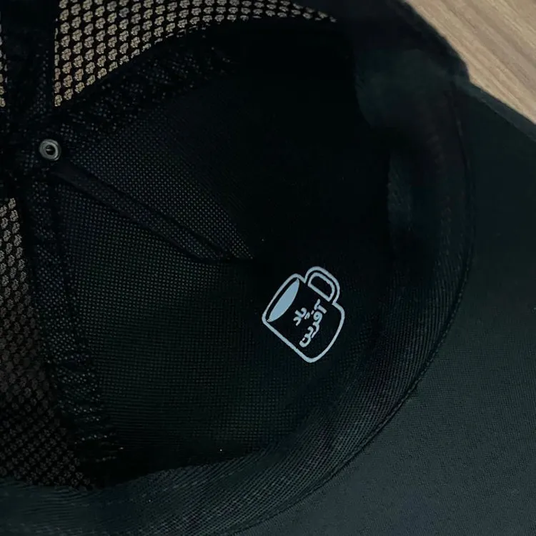 کلاه کپ پاد آفرین مدل جمله انگلیسی کد 372 جنس کتان آفتاب گیر و قابل تنظیم